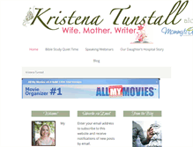 Tablet Screenshot of kristenatunstall.com